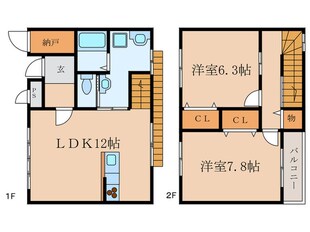 グランドール城南の物件間取画像